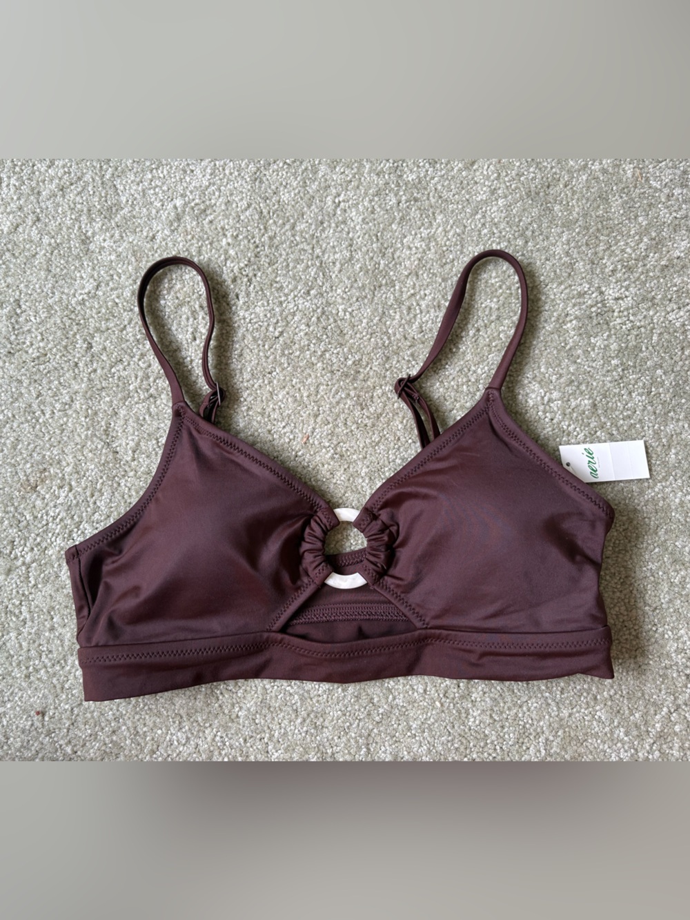 Aerie o-ring Scoop Cutout Bikini Top